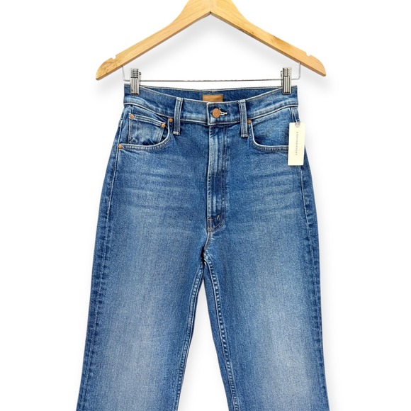 NWT MOTHER Bookie Sneak High-Rise Bootleg Jeans Anthropologie $258 - Size 26 - Picture 9 of 15